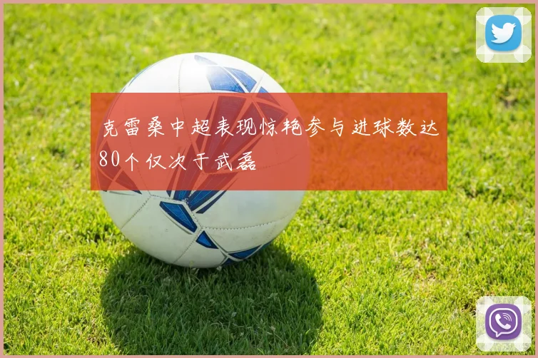 克雷桑中超表现惊艳参与进球数达80个仅次于武磊